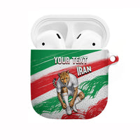 Personalized Iran Football Team Melli AirPods Case Iranian Cheetah Patriotic Flag