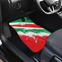 Personalized Iran Football Team Melli Car Mats Iranian Cheetah Patriotic Flag