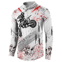 Motocross Rider Button Sweatshirt with Abstract Grunge Brush and Custom Number in Red and Black Splatter Design - Wonder Print Shop