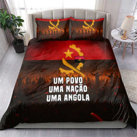 Angola Bedding Set with Red Black Yellow Grunge Design - Wonder Print Shop