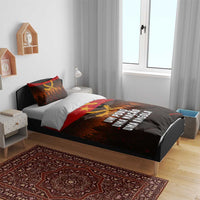Angola Bedding Set with Red Black Yellow Grunge Design - Wonder Print Shop