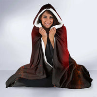 Angola Hooded Blanket with Red Black Yellow Grunge Design - Wonder Print Shop