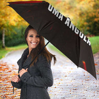 Angola Umbrella with Red Black Yellow Grunge Design - Wonder Print Shop