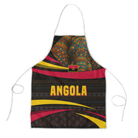Angola Apron with Red Black Yellow Tribal Design and Elephant - Wonder Print Shop