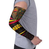 Angola Arm Sleeves with Red Black Yellow Tribal Design and Elephant - Wonder Print Shop