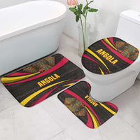Angola Bathroom Set with Red Black Yellow Tribal Design and Elephant - Wonder Print Shop