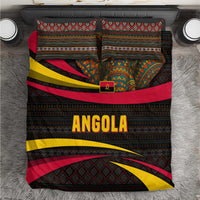 Angola Bedding Set with Red Black Yellow Tribal Design and Elephant - Wonder Print Shop