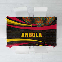 Angola Tablecloth with Red Black Yellow Tribal Design and Elephant - Wonder Print Shop
