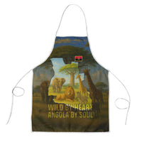 Angola Apron with Savannah Wildlife Design and African Animal - Wonder Print Shop