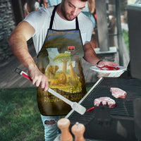 Angola Apron with Savannah Wildlife Design and African Animal - Wonder Print Shop