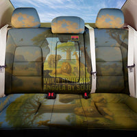 Angola Back Car Seat Cover with Savannah Wildlife Design and African Animal - Wonder Print Shop
