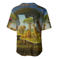 Angola Baseball Jersey with Savannah Wildlife Design and African Animal - Wonder Print Shop