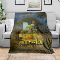 Angola Blanket with Savannah Wildlife Design and African Animal - Wonder Print Shop