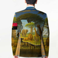 Angola Blazer with Savannah Wildlife Design and African Animal - Wonder Print Shop