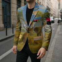 Angola Blazer with Savannah Wildlife Design and African Animal - Wonder Print Shop