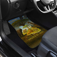 Angola Car Mats with Savannah Wildlife Design and African Animal - Wonder Print Shop