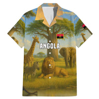 Angola Family Matching Mermaid Dress and Hawaiian Shirt with Savannah Wildlife Design and African Animal - Wonder Print Shop