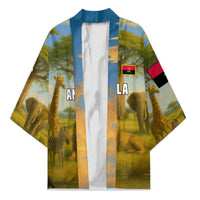 Angola Kimono with Savannah Wildlife Design and African Animal - Wonder Print Shop