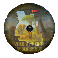 Angola Spare Tire Cover with Savannah Wildlife Design and African Animal - Wonder Print Shop