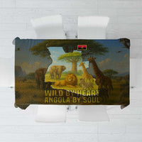 Angola Tablecloth with Savannah Wildlife Design and African Animal - Wonder Print Shop