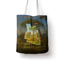 Angola Tote Bag with Savannah Wildlife Design and African Animal - Wonder Print Shop