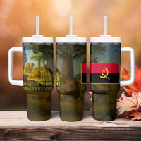 Angola Tumbler With Handle with Savannah Wildlife Design and African Animal - Wonder Print Shop