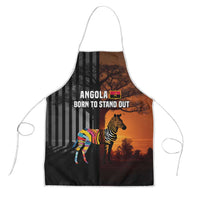 Angola Apron with Sunset Zebra Design and African Nature - Wonder Print Shop