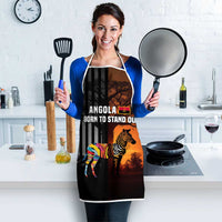 Angola Apron with Sunset Zebra Design and African Nature - Wonder Print Shop