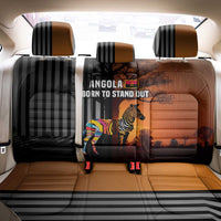 Angola Back Car Seat Cover with Sunset Zebra Design and African Nature - Wonder Print Shop