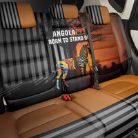 Angola Back Car Seat Cover with Sunset Zebra Design and African Nature - Wonder Print Shop