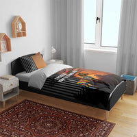 Angola Bedding Set with Sunset Zebra Design and African Nature - Wonder Print Shop