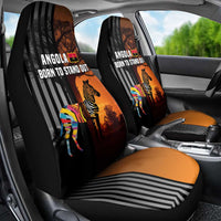 Angola Car Seat Cover with Sunset Zebra Design and African Nature - Wonder Print Shop