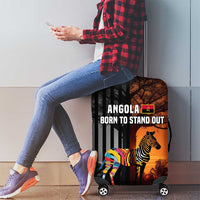 Angola Luggage Cover with Sunset Zebra Design and African Nature - Wonder Print Shop