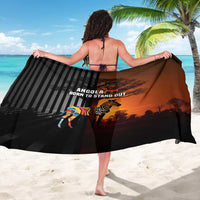 Angola Sarong with Sunset Zebra Design and African Nature - Wonder Print Shop