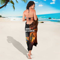 Angola Sarong with Sunset Zebra Design and African Nature - Wonder Print Shop