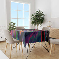 Angola Tablecloth with Multicolor Tribal Design and Vibrant Lion - Wonder Print Shop
