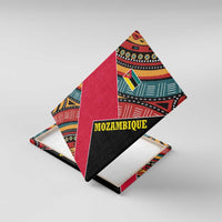 Mozambique Canvas Wall Art with Red Black Geometric Design and Tribal Pattern - Wonder Print Shop