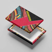 Mozambique Canvas Wall Art with Red Black Geometric Design and Tribal Pattern - Wonder Print Shop