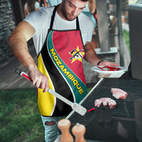 Mozambique Apron with Red Yellow Green Wave Design and National Emblem - Wonder Print Shop