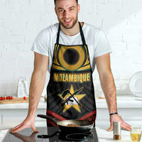 Mozambique Apron with Black Red Tribal Design and National Map Pattern - Wonder Print Shop