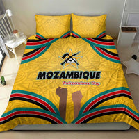 Mozambique Bedding Set with Yellow Red Green Swirl Design and Independence Day - Wonder Print Shop