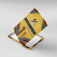 Mozambique Canvas Wall Art with Yellow Red Green Swirl Design and Independence Day - Wonder Print Shop