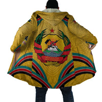 Mozambique Cloak with Yellow Red Green Swirl Design and Independence Day - Wonder Print Shop