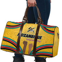 Mozambique Travel Bag with Yellow Red Green Swirl Design and Independence Day - Wonder Print Shop