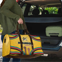 Mozambique Travel Bag with Yellow Red Green Swirl Design and Independence Day - Wonder Print Shop