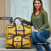 Mozambique Travel Bag with Yellow Red Green Swirl Design and Independence Day - Wonder Print Shop