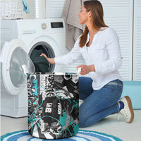 Urban Rebel Raccoon Laundry Basket Grunge Graffiti Street Art Abstract Collage Pop Culture