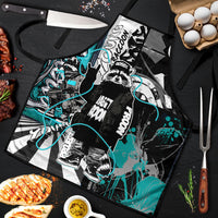 Urban Rebel Raccoon Apron Grunge Graffiti Street Art Abstract Collage Pop Culture