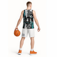 Urban Rebel Raccoon Basketball Jersey Grunge Graffiti Street Art Abstract Collage Pop Culture