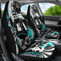 Urban Rebel Raccoon Car Seat Cover Grunge Graffiti Street Art Abstract Collage Pop Culture